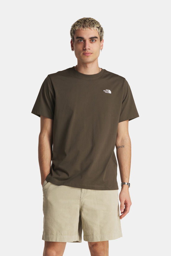 The North Face Evolution Simple Dome Regular T-Shirt Heren dark khaki