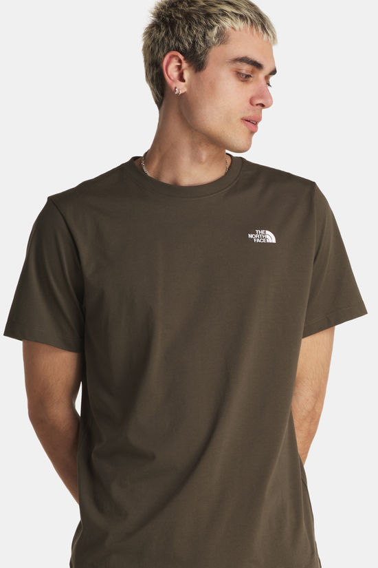 The North Face Evolution Simple Dome Regular T-Shirt Heren dark khaki