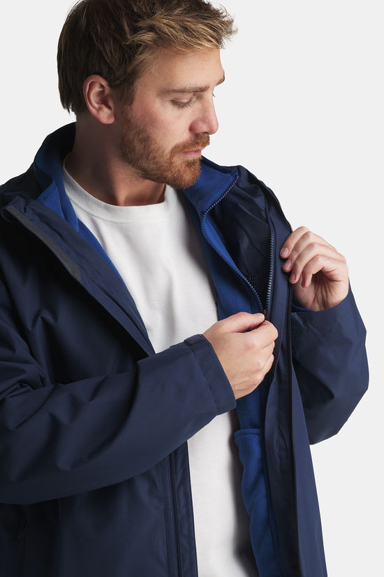 The North Face Quest Mono Triclimate 3-In-1 Jas Heren Navy Blue/Blue
