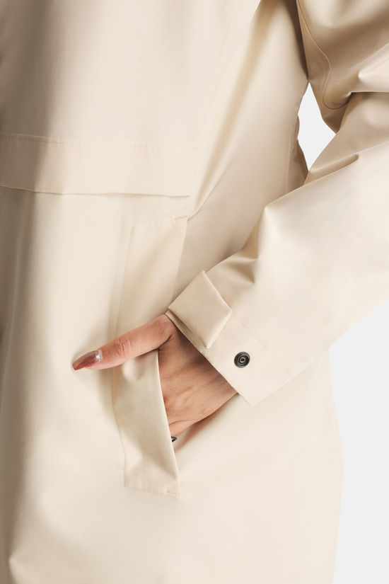 Jack Wolfskin Terraview 2L Coat Parka Dames Beige