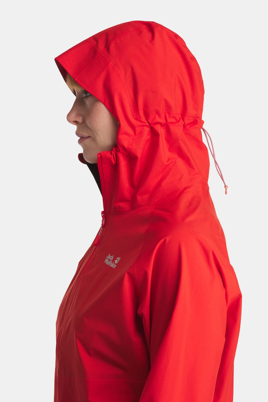 Jack Wolfskin Prelight 2.5L LT Hardshell Jas Dames red