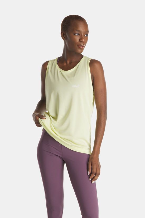 Jack Wolfskin Wildtrail Tank Top Dames light yellow