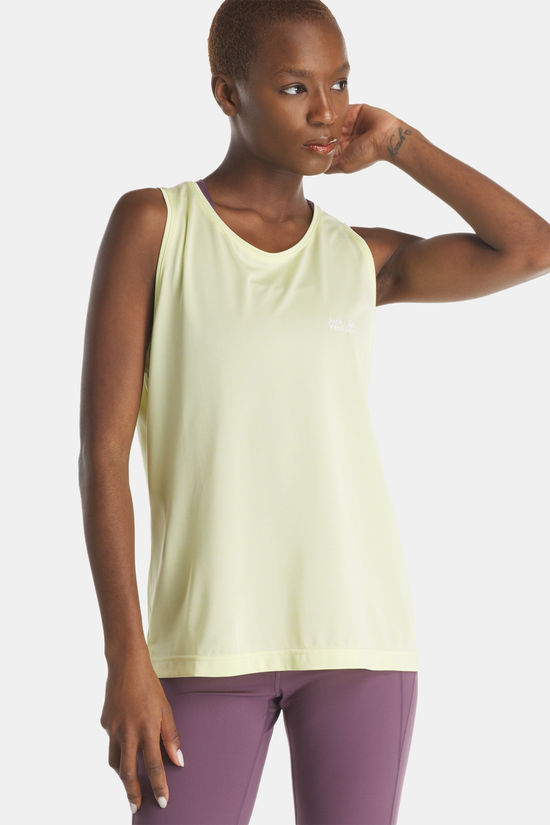 Jack Wolfskin Wildtrail Tank Top Dames light yellow