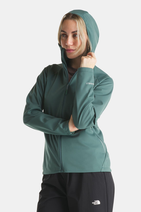 Jack Wolfskin Skyvail Softshell Jas Dames dark khaki