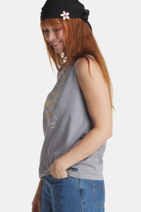 KAVU Summertown Top Dames mid grey