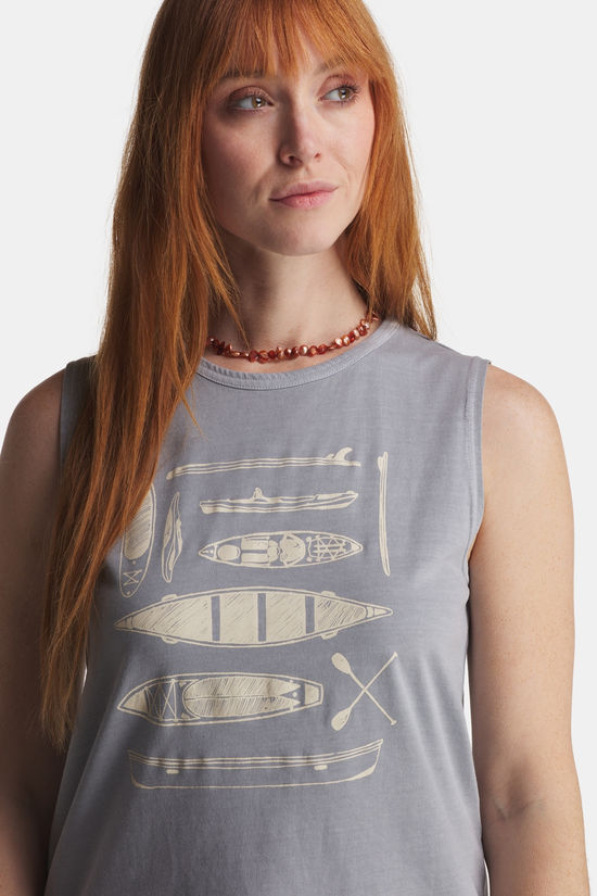 KAVU Summertown Top Dames mid grey