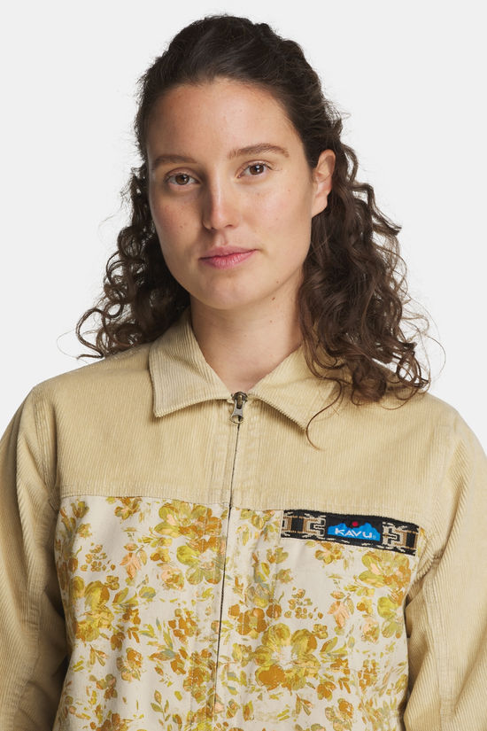 KAVU West Haven Zomerjas Dames Beige/Ass. Flower