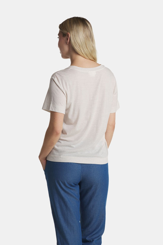 icebreaker Merino 150 Tech Lite V-Neck Tee Ecru