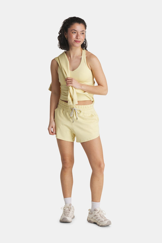 Vuori Halo Performance Crop Tank 2.0 Top Dames yellow