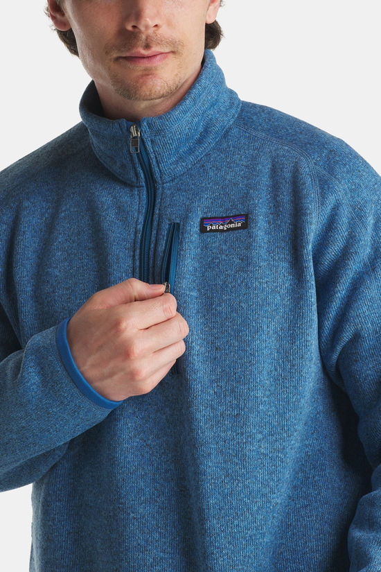Patagonia Better Sweater 1/4 Zip Fleecetrui mid blue