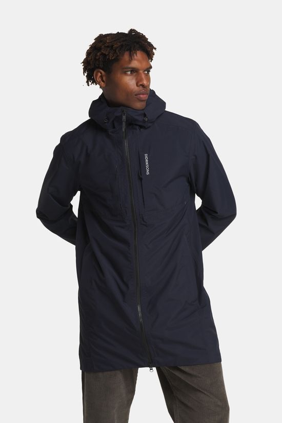Didriksons Sören Gevoerde Parka Unisex Navy Blue