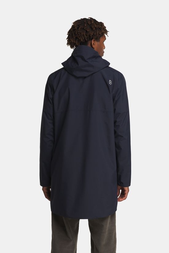Didriksons Sören Gevoerde Parka Unisex Navy Blue