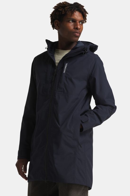 Didriksons Sören Gevoerde Parka Unisex Navy Blue