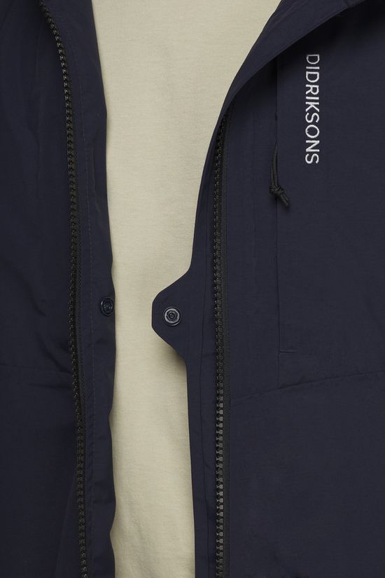 Didriksons Sören Gevoerde Parka Unisex Navy Blue