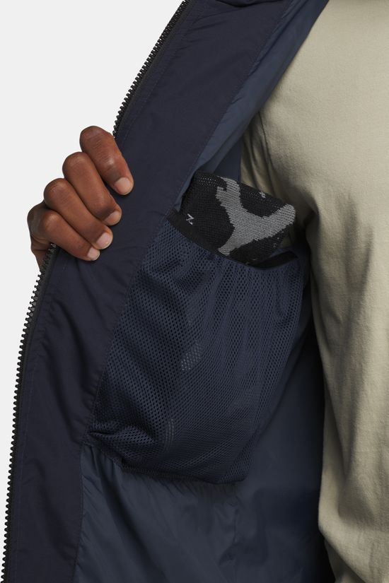 Didriksons Sören Gevoerde Parka Unisex Navy Blue