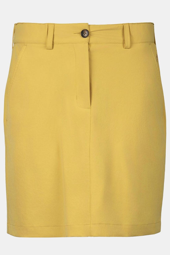 Ayacucho Jungle Travel Skort II Dames Mustard