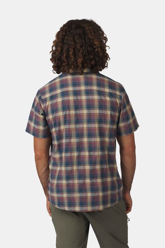 Ayacucho Rambler Shirt Heren Navy Blue/Checks
