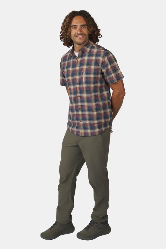 Ayacucho Rambler Shirt Heren Navy Blue/Checks