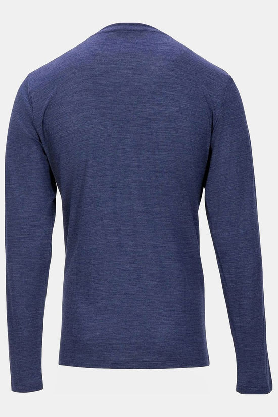 Ayacucho Ridge Trail Merino LS Shirt Navy Blue/Marle