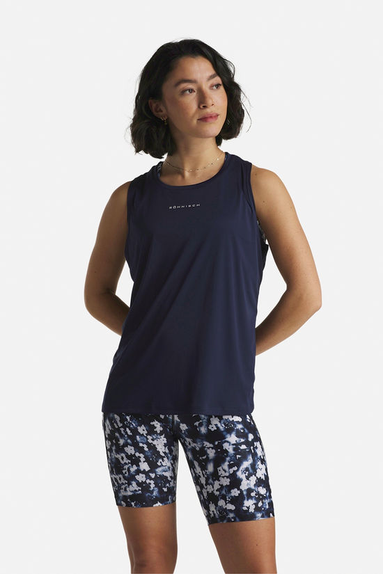 Röhnisch Team Logo Tank Top Dames dark blue