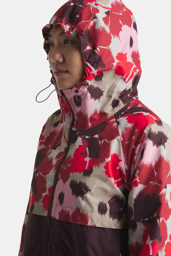 Columbia Spire Valley Printed Windbreaker Dames mid pink