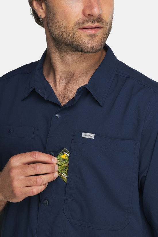 Columbia Silver Ridge Utility II T-shirt Navy Blue