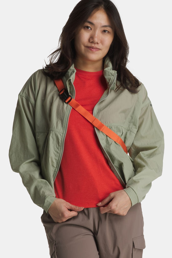 Columbia Parsons Point™ Back Graphic T-shirt Dames mid red/mid grey