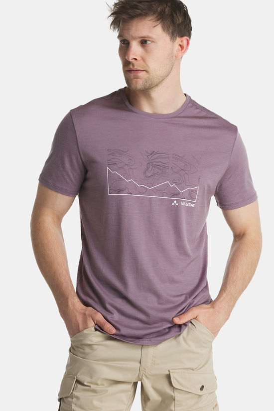 Vaude Tekoa Wool T-Shirt dark purple