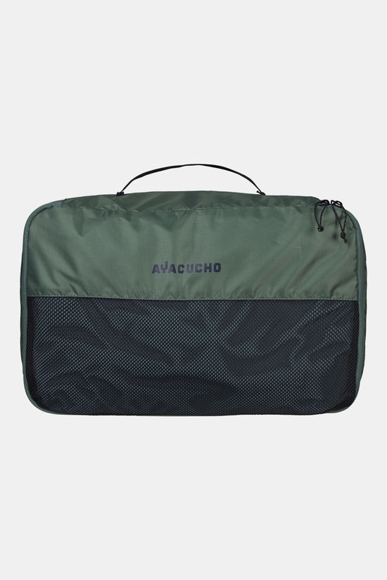 Ayacucho Meshbag Singlelayer Set (1L+2S) Packing Cubes mid pink/dark green