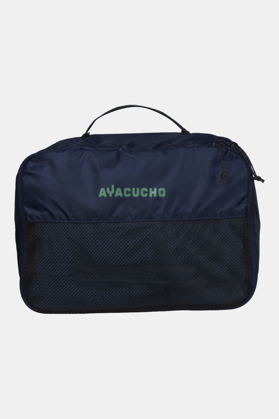 Ayacucho Meshbag Singlelayer Set (1L+2S) Packing Cubes mid pink/dark green