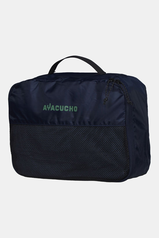 Ayacucho Meshbag Singlelayer Set (1L+2S) Packing Cubes mid pink/dark green