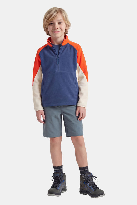 Ayacucho Vlieland Fleece Uni Fleecetrui Junior Orange/Navy Blue