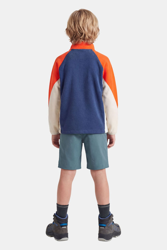 Ayacucho Vlieland Fleece Uni Fleecetrui Junior Orange/Navy Blue