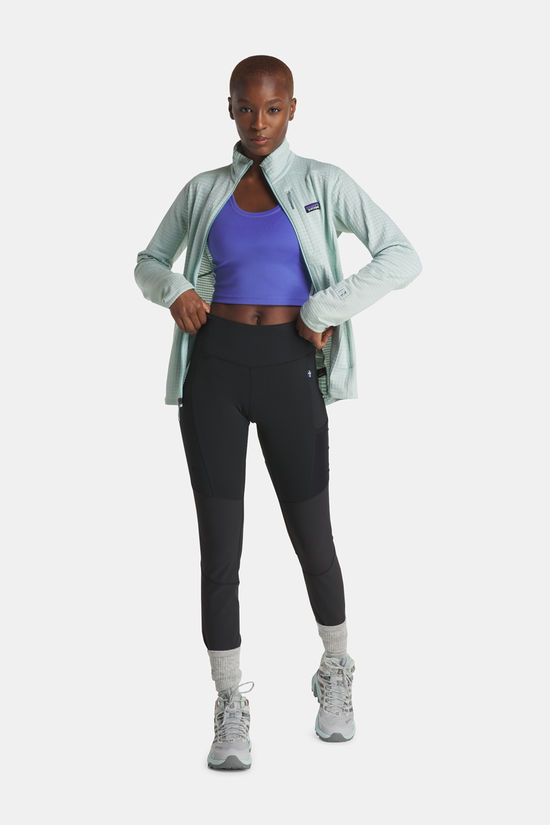 Patagonia R1 Fleecevest Dames light blue