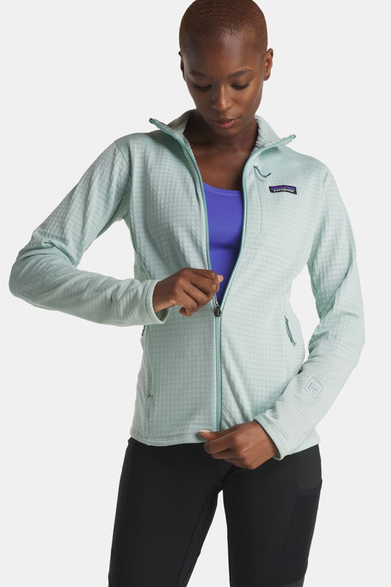 Patagonia R1 Fleecevest Dames light blue