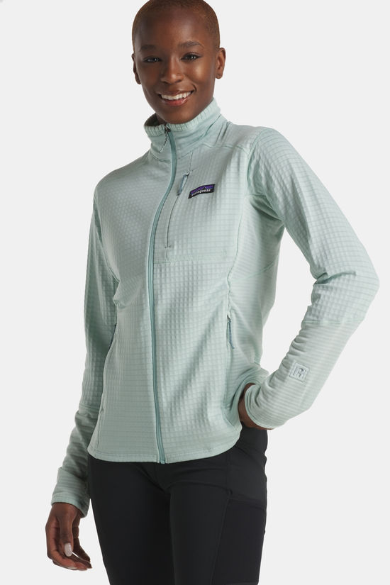 Patagonia R1 Fleecevest Dames light blue