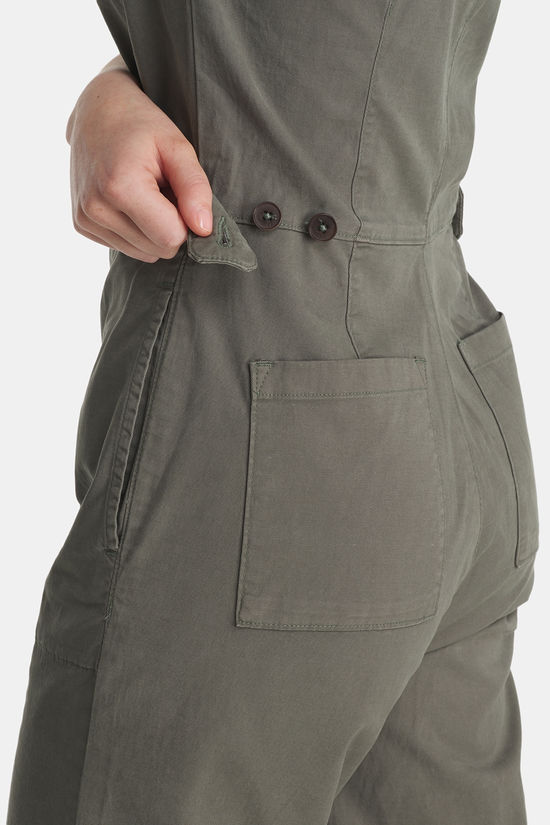 Duer Live Lite Boiler Suit Dames mid green
