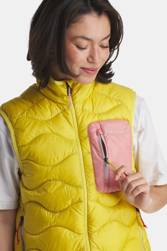 Peak Performance Helium Utility Down Vest Dames yellow