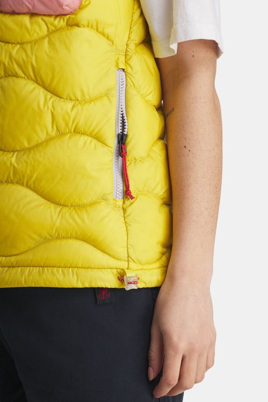 Peak Performance Helium Utility Down Vest Dames yellow