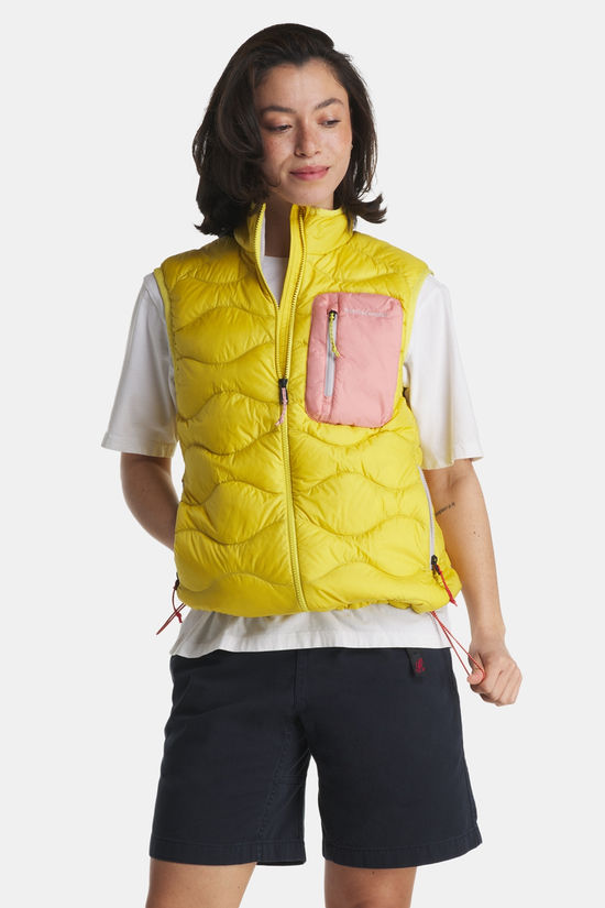 Peak Performance Helium Utility Down Vest Dames yellow