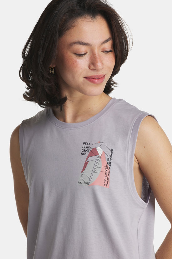 Peak Performance Explore Graphic Sleeveless Dames light purple