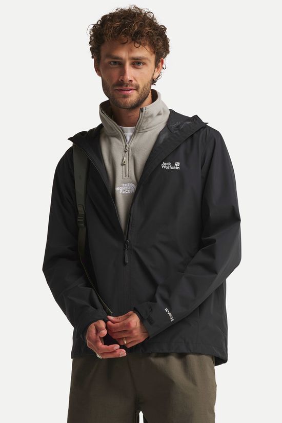 Jack Wolfskin Outrovert 2L Regenjas Heren black