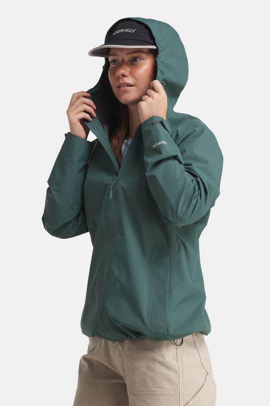 Jack Wolfskin Outrovert 2L Regenjas Dames dark green