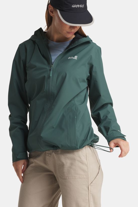 Jack Wolfskin Outrovert 2L Regenjas Dames dark green