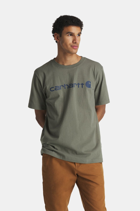 Carhartt Dearborn Relaxed Logo T-shirt dark green