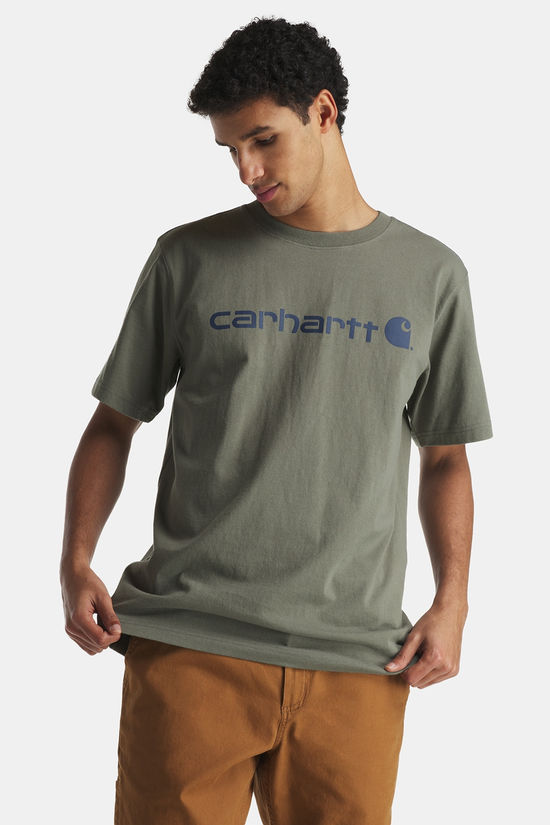 Carhartt Dearborn Relaxed Logo T-shirt dark green