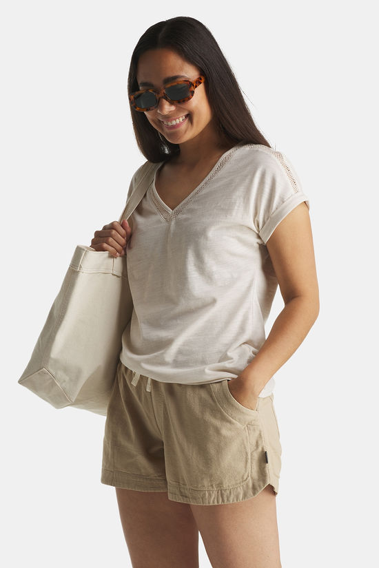 Protest Prtpien Shorts Korte Broek Dames Beige