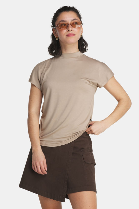 Protest PRTAgnes T-shirt Dames brown/black