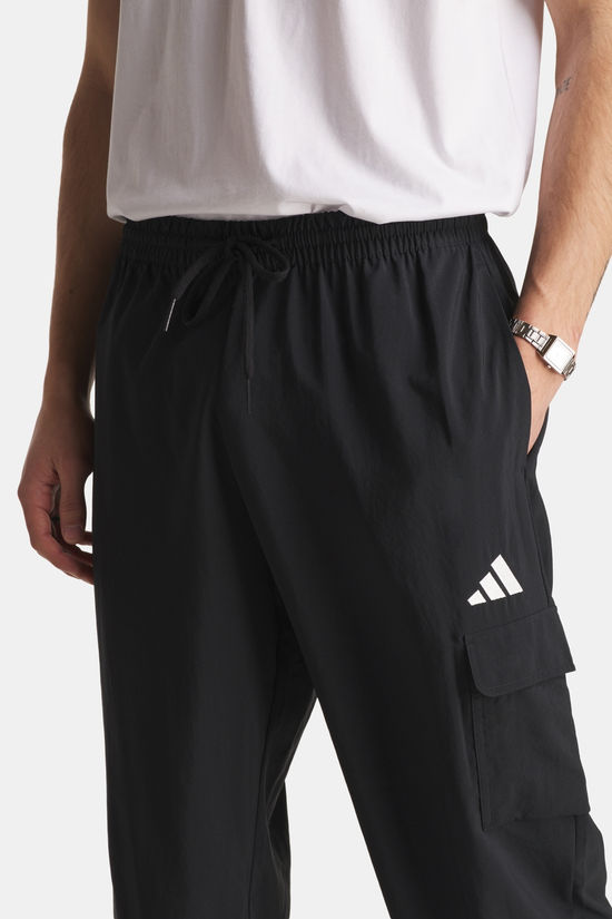 adidas Essentials Small Logo Cargo Joggers black/white