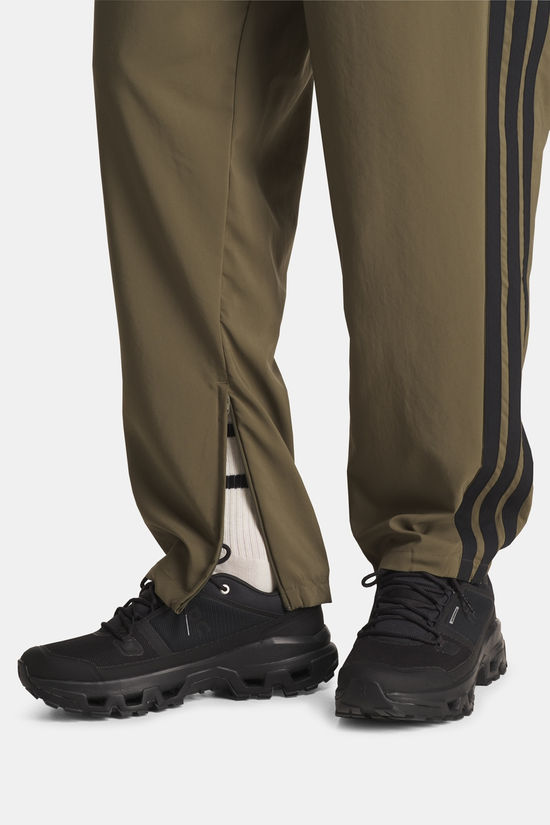 adidas Essentials 3-Stripes Stanford Open Hem Broek dark green